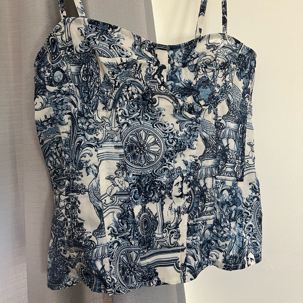 classy corset style top